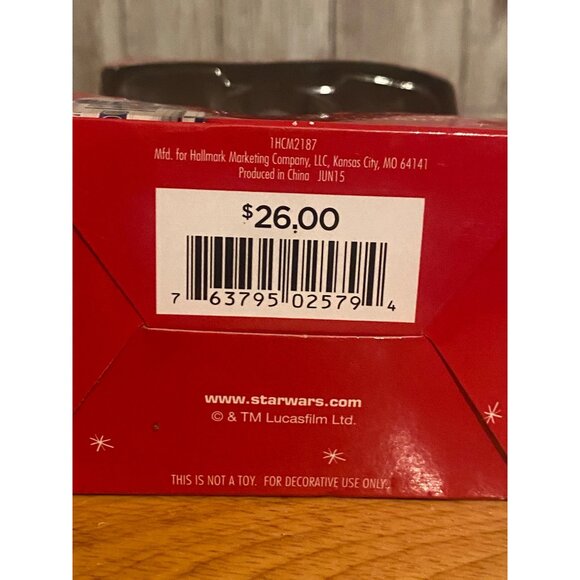 Hallmark Star Wars R2-D2 with Reindeer Antlers Hanging Christmas Tree Ornament - Picture 7 of 7